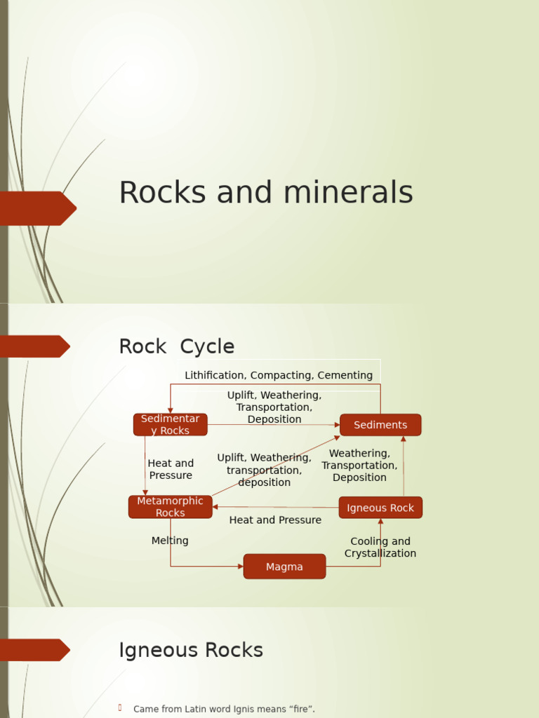 Origins of Rocks and Minerals | PDF | Igneous Rock | Rock (Geology)
