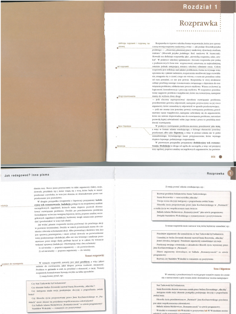 Rozprawka Jak Pisać | PDF