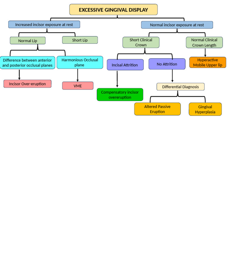Gummy Smile Chart PDF