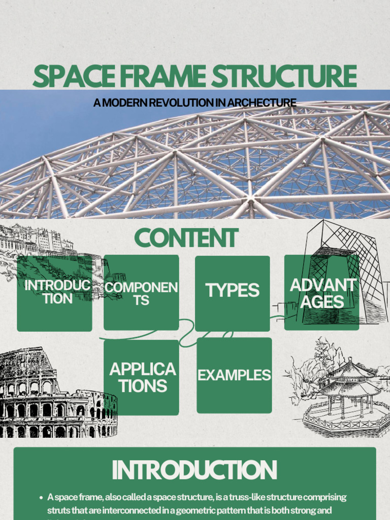 Space Frame Structures in Modern Architecture | PDF | Dome