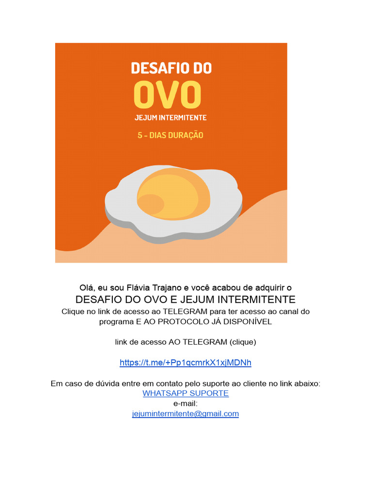 Desafio Do Ovo 20 Pdf