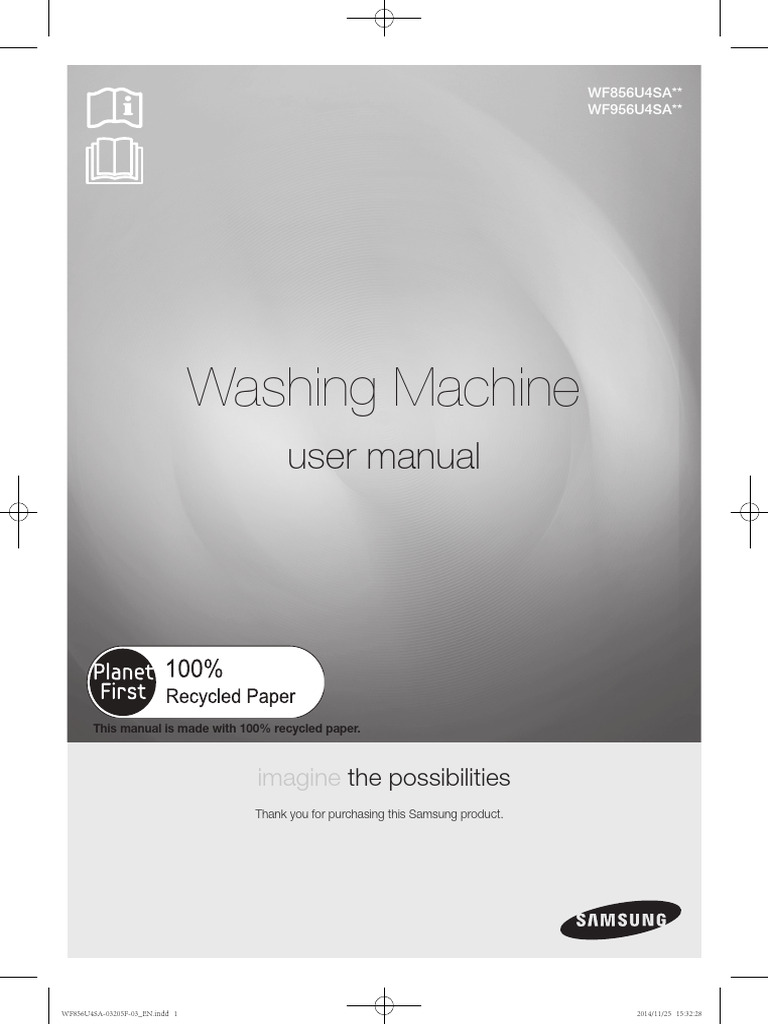 Washing Machine User | PDF | Washing Machine | Ac Power Plugs And Sockets