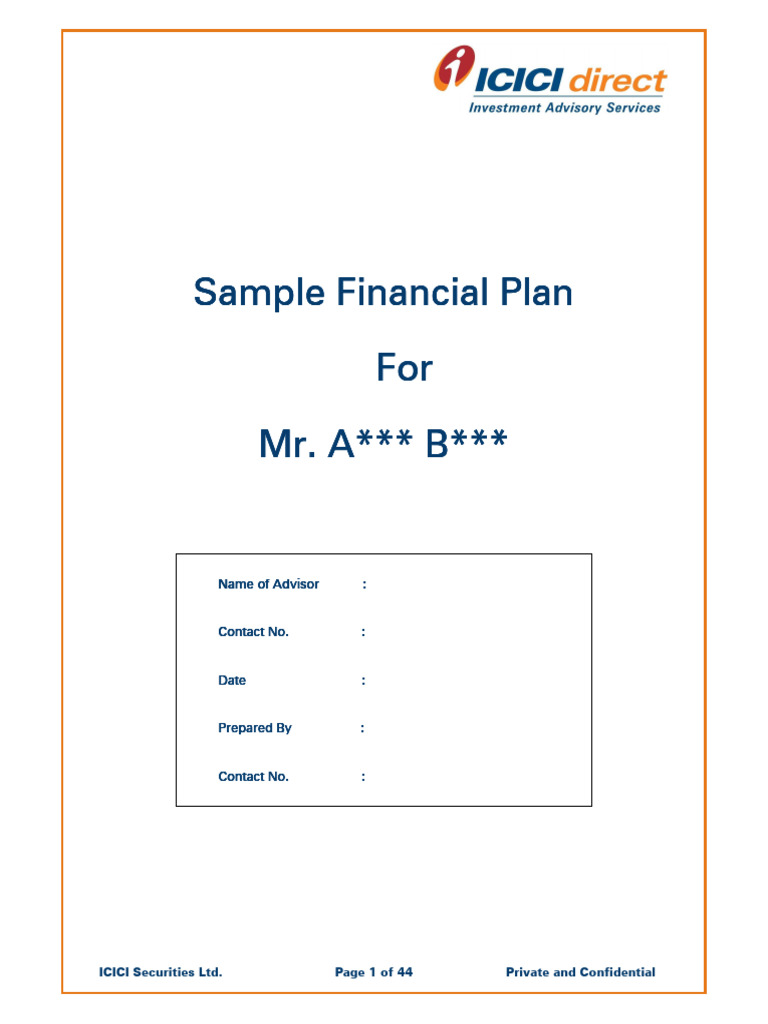 Customized Financial Plan Overview | PDF | Market Liquidity | Leverage ...