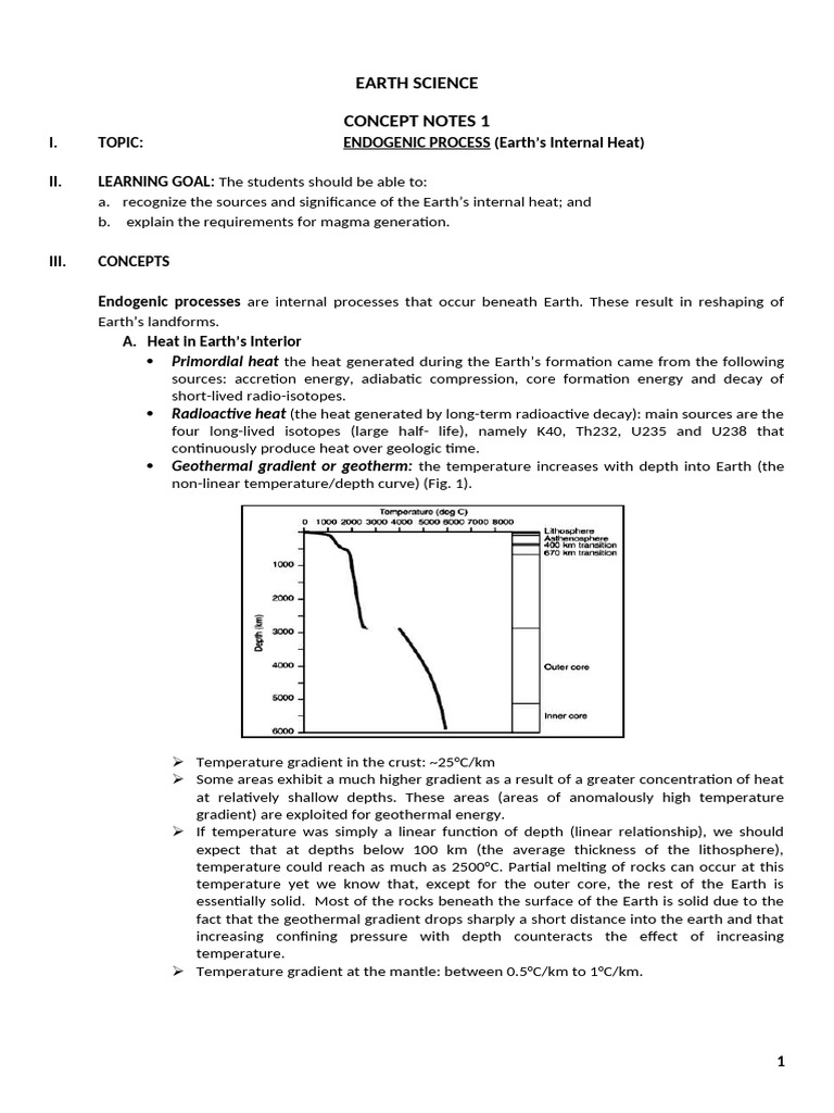 2nd Quarter EarthScience | PDF | Magma | Plate Tectonics