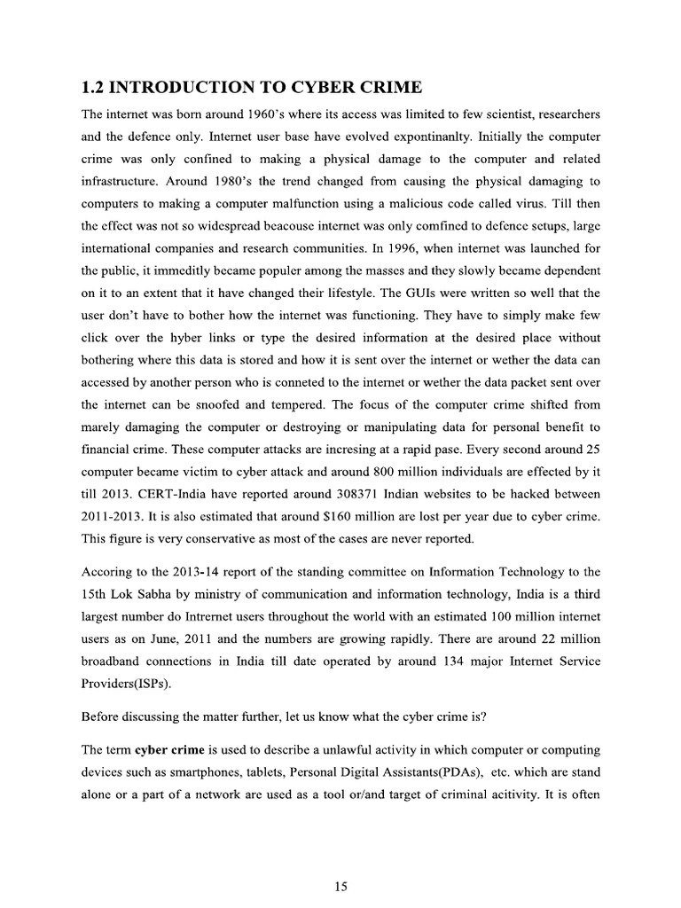 Cyber Crime | PDF