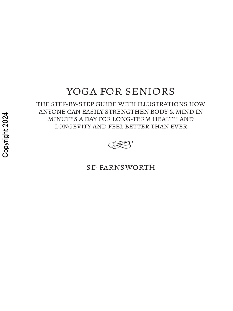 Yoga for Seniors: A Comprehensive Guide | PDF | Physical Fitness ...