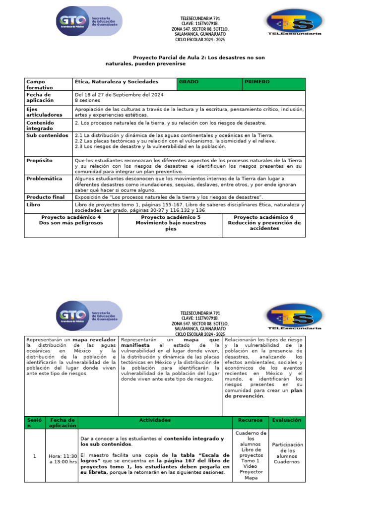 Proyecto Parcial de Aula 2 | PDF | Volcán | Temblores