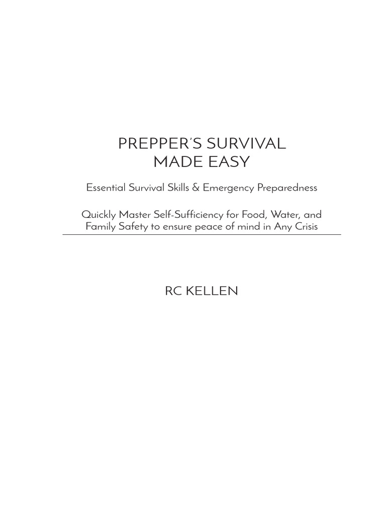Essential Prepper Skills Guide | PDF | Emergency Management | Currency