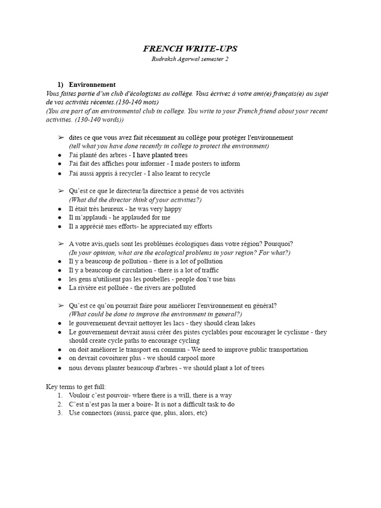 French Write-Ups | PDF | Développement personnel