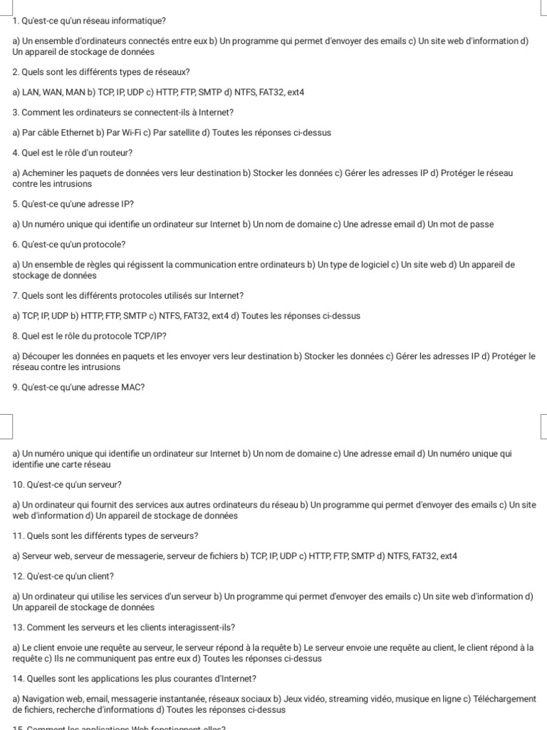Composants et rôles d'un ordinateur | PDF | Serveur (Informatique ...