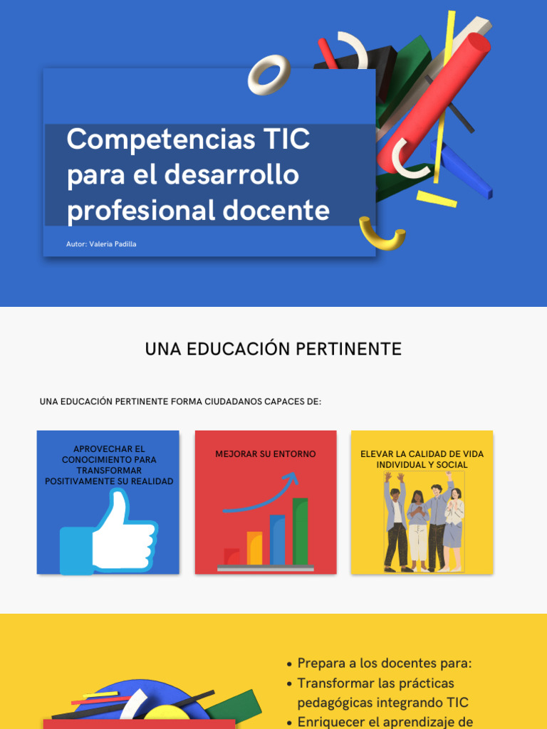 Competencias TIC para Docentes | PDF | Maestros | Tecnología de ...