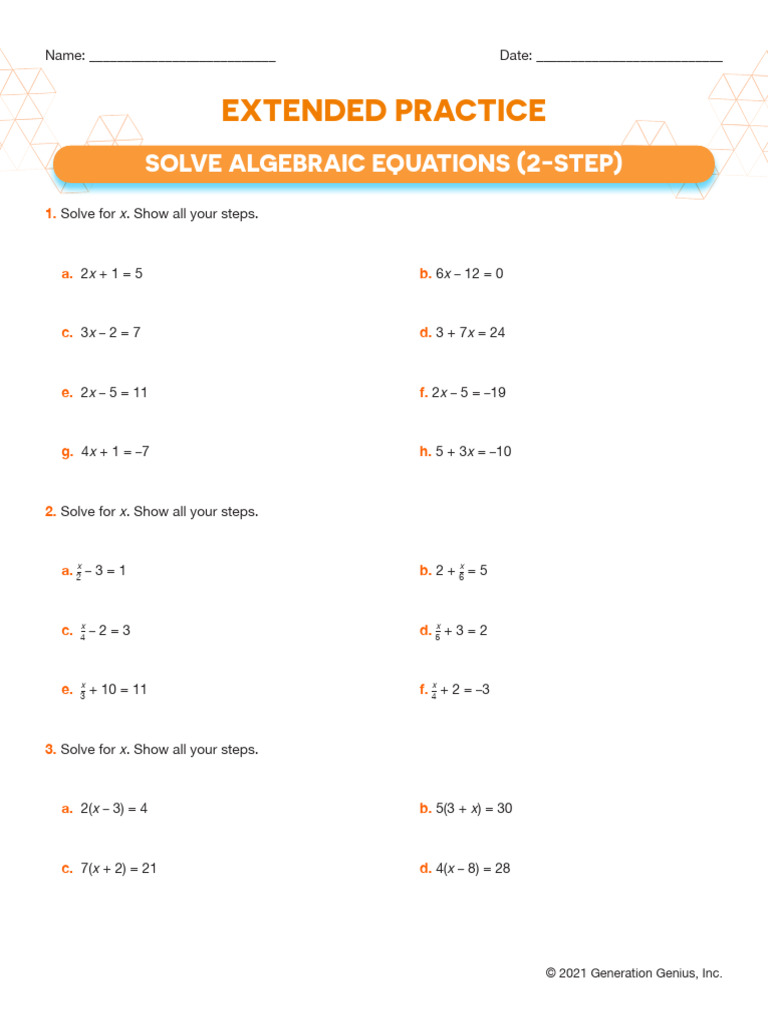Solve Algebraic Equations Step-by-Step | PDF | Computers