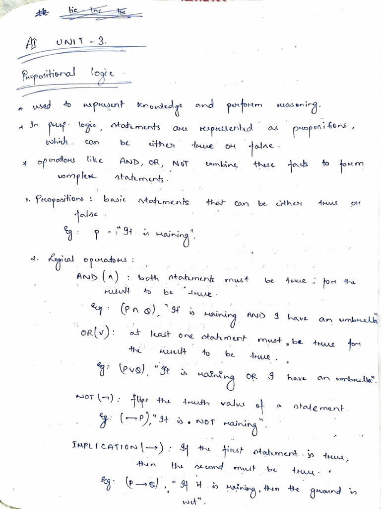 Unit 3 AI NOTES | PDF