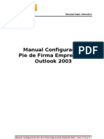 Configurar firma Outlook 2003