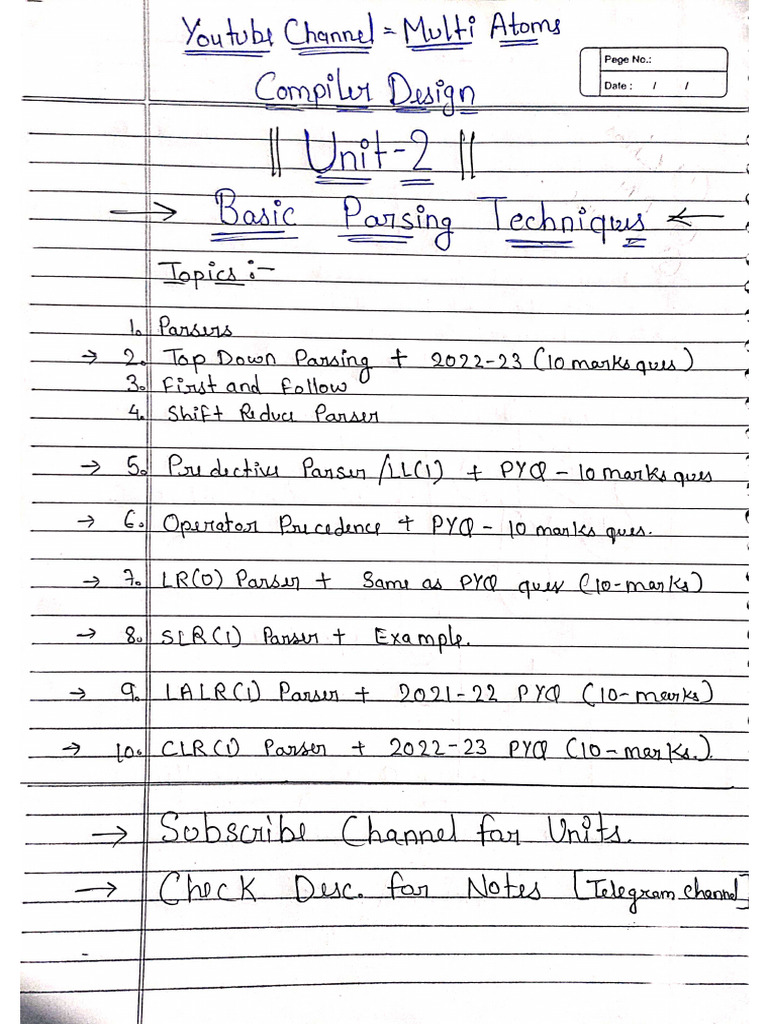 CD Unit 2 OneShot Notes | PDF
