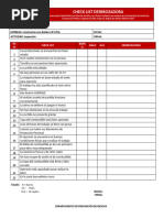Check List Mantenimiento Desbrozadora | PDF