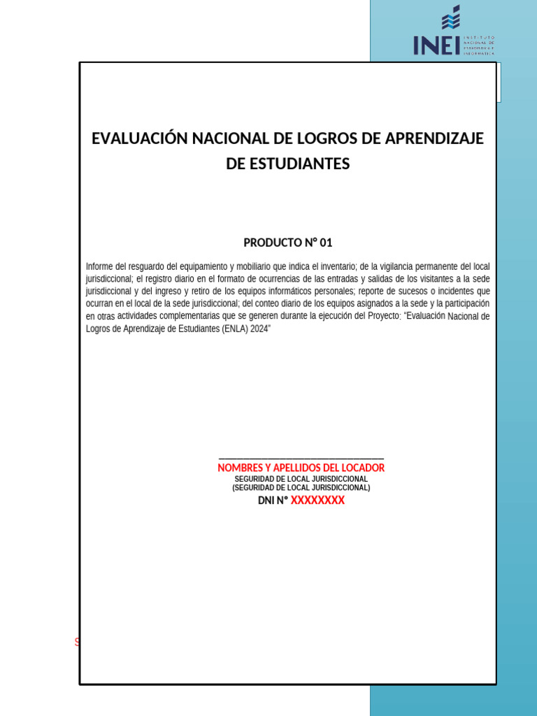 Modelo de 1er SLJ | PDF