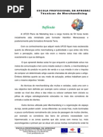 Reflexão Técnicas de Merchandising