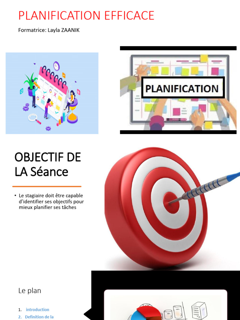 Planification Efficace des Objectifs | PDF | Planification