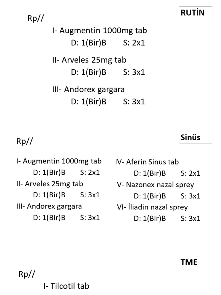 Reçete | PDF