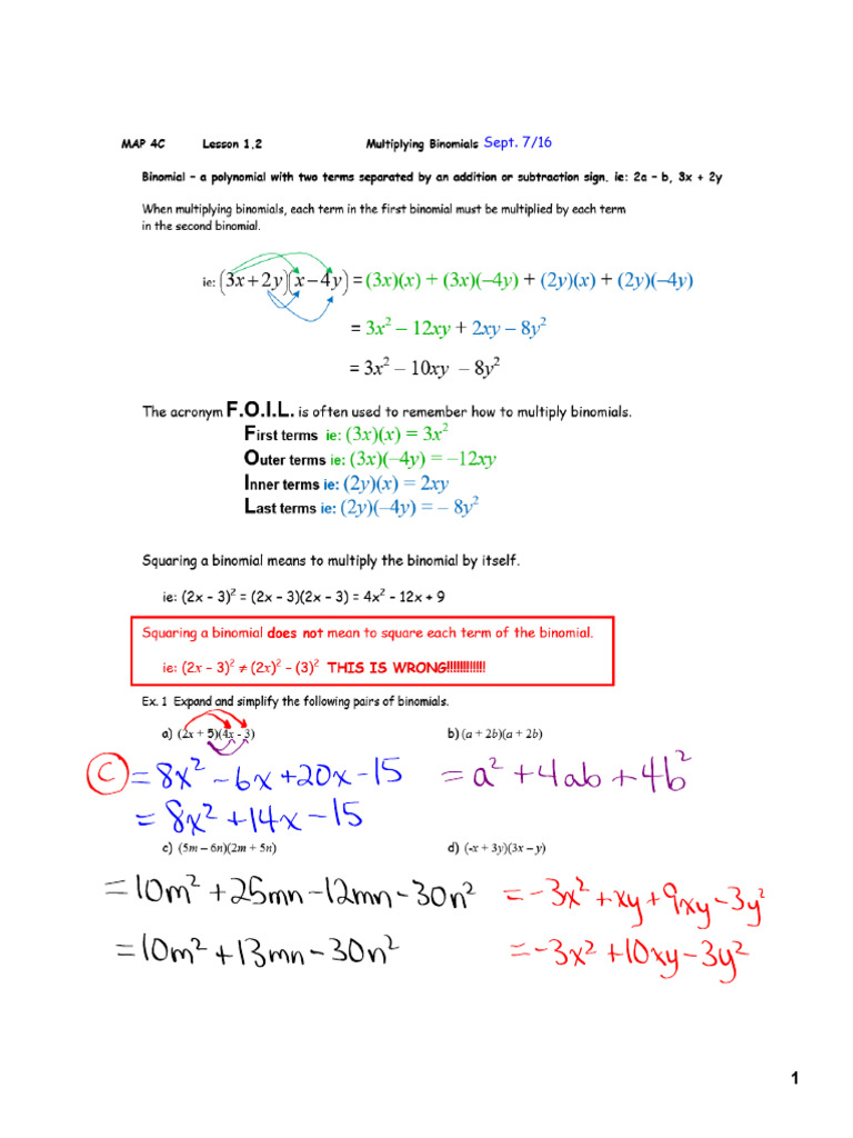 4c 1 2 notes multiplying binomials pdf