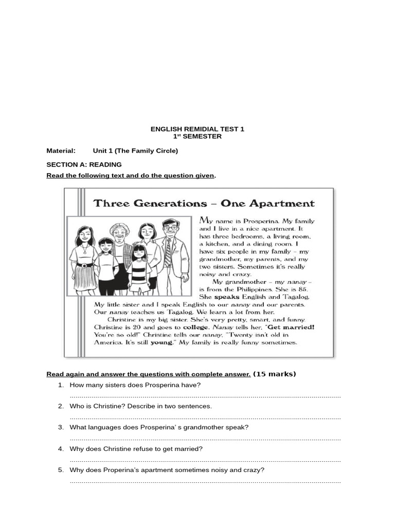 English 5 Re-Test 1 | PDF | Linguistic Typology | Language Families