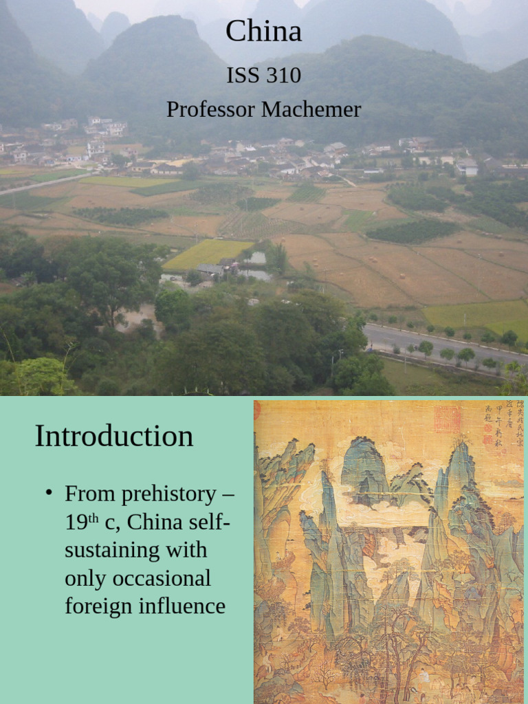 Overview of China's History and Landscapes | PDF | China | World Politics