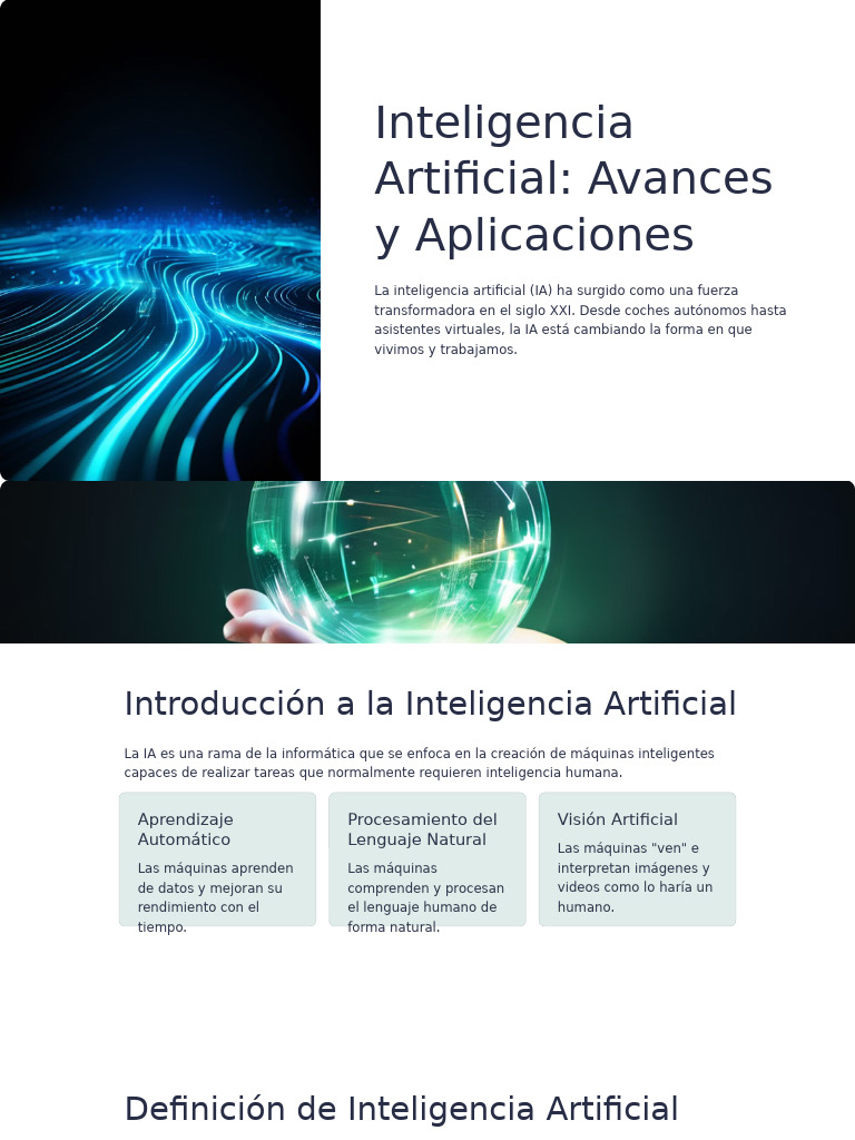 Avances y Aplicaciones de la IA | PDF | Inteligencia artificial ...