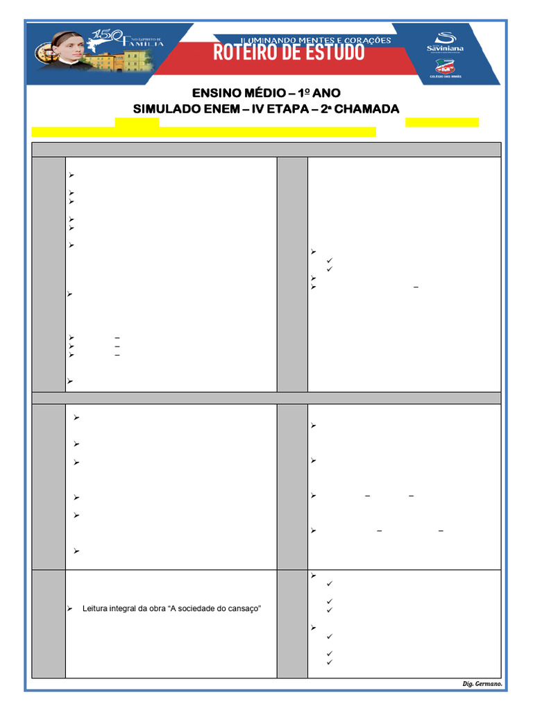 Simulado ENEM 1º Ano Ensino Médio | PDF | Clima | Solo