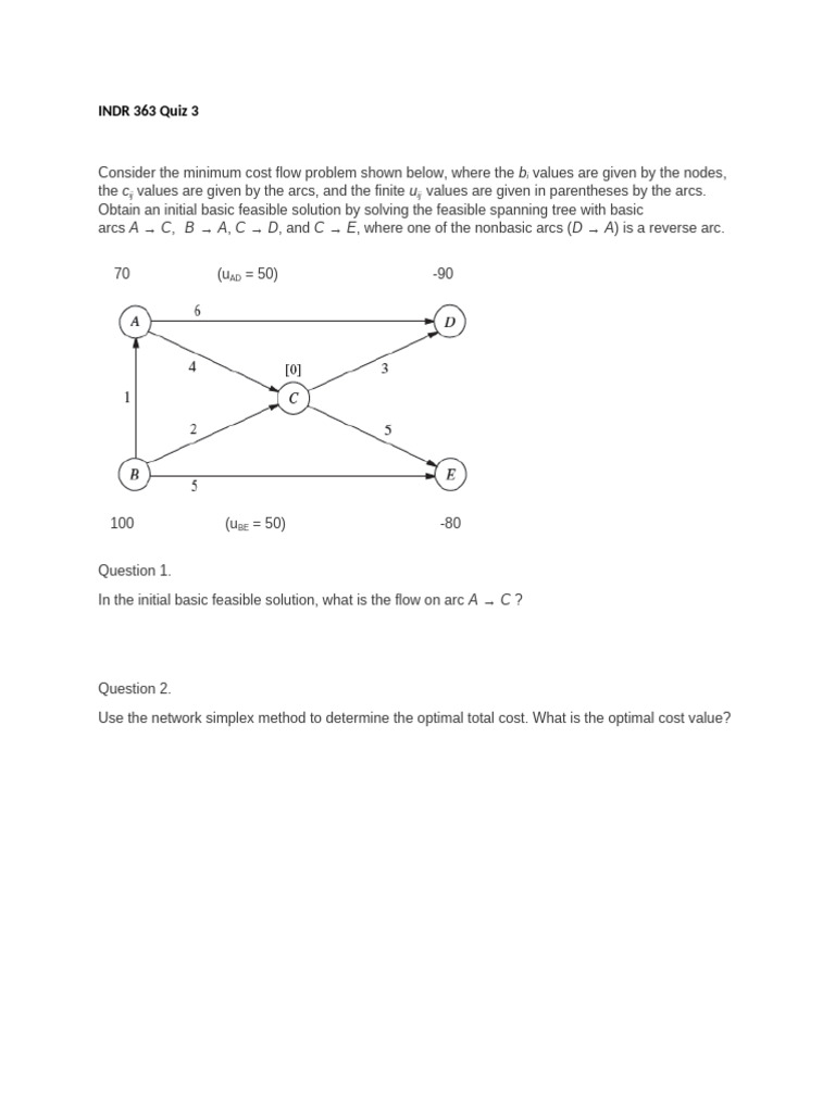 Engineering Optimization Quiz | PDF