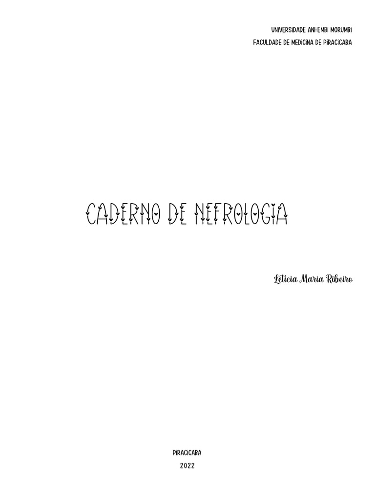 Exame Físico e Condutas em Nefrologia | PDF | Rim | Doenças e distúrbios