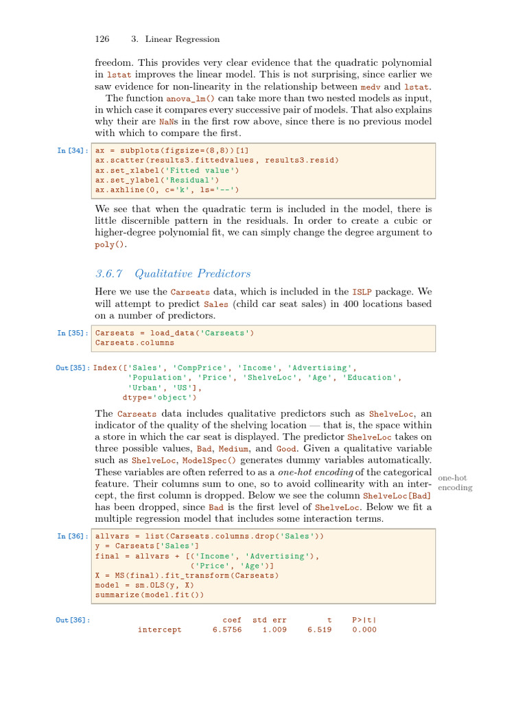 ISLP - Website-135-200 (1) - 1-60 | PDF | Linear Regression ...