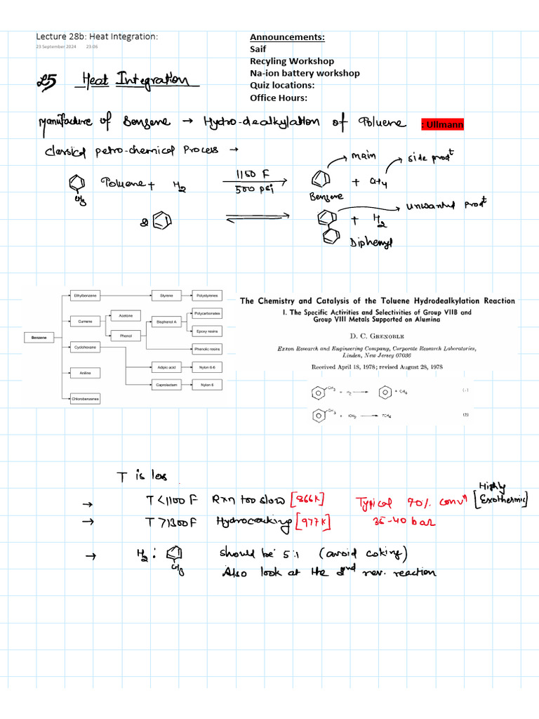 Heat Exchanger Network Design Introduction - 2024.03.10 | PDF