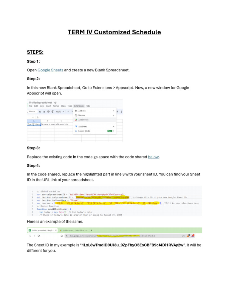 Dynamic Class Schedule Setup Guide | PDF | Computer Programming | Computing
