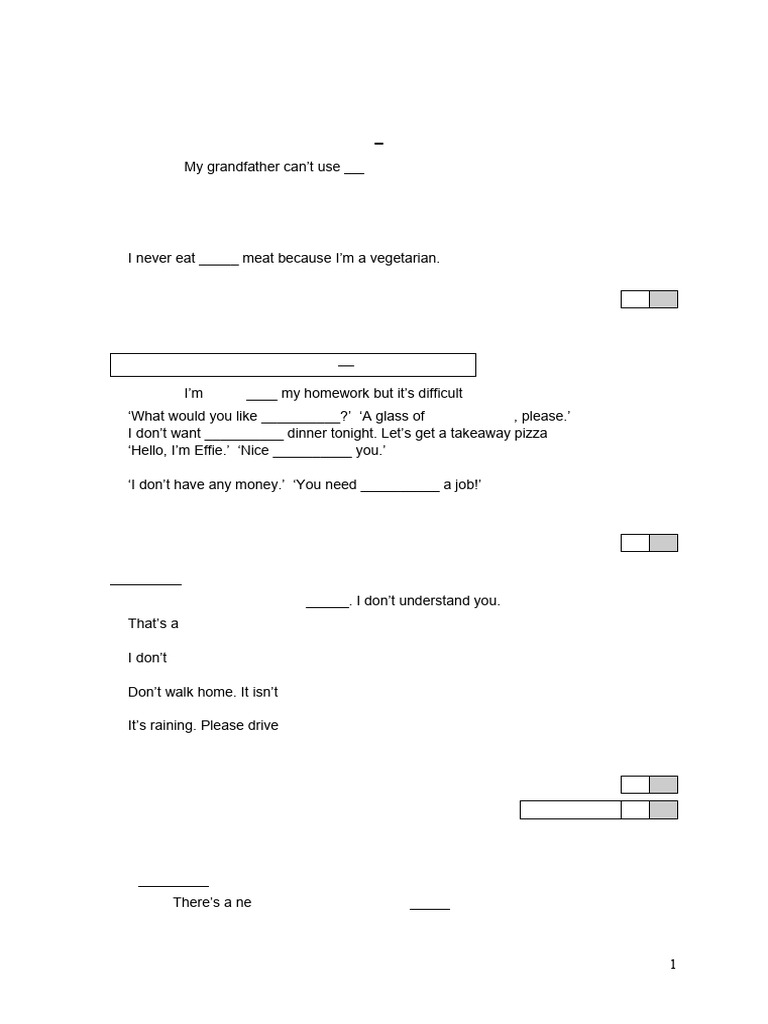 Unit 11 English Test Overview | PDF