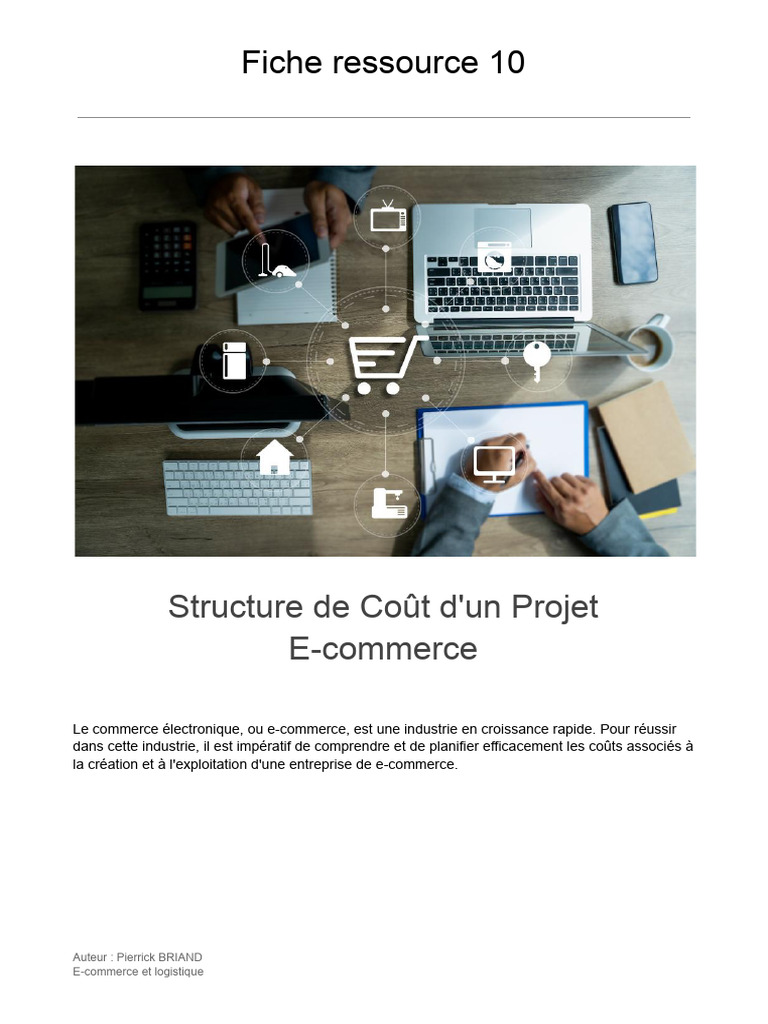 Coûts d'un Projet E-commerce | PDF | Commerce électronique ...