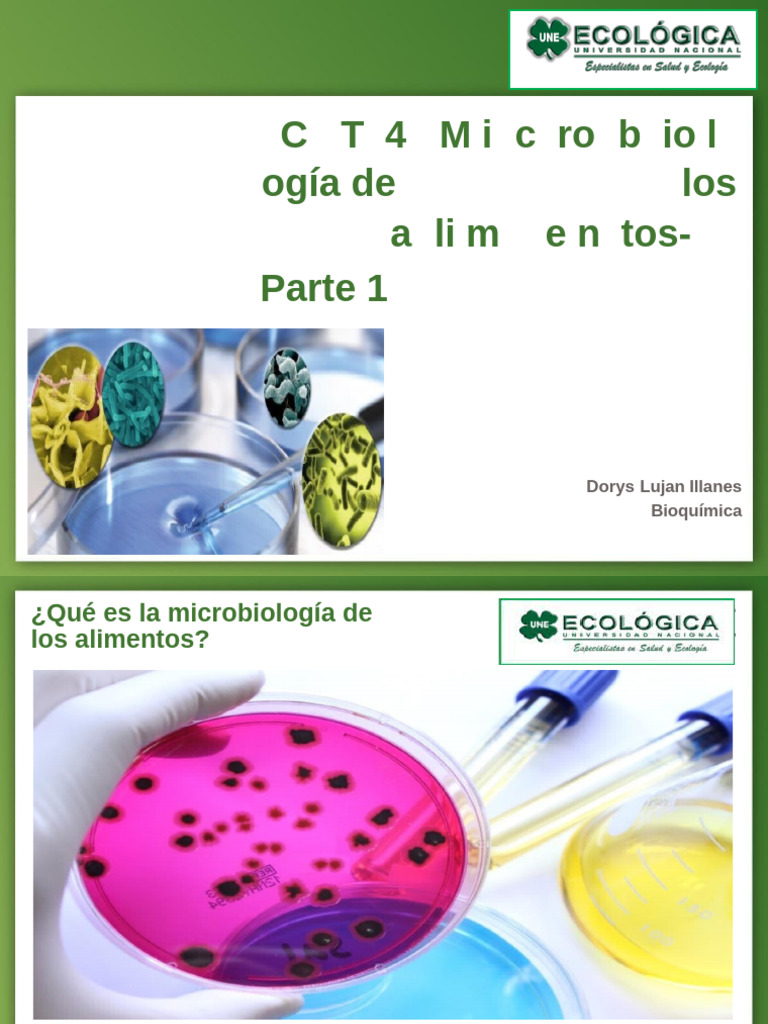 CT 4 Microbiologia de Los Alimentos - Parte 1 | PDF | Alimentos ...