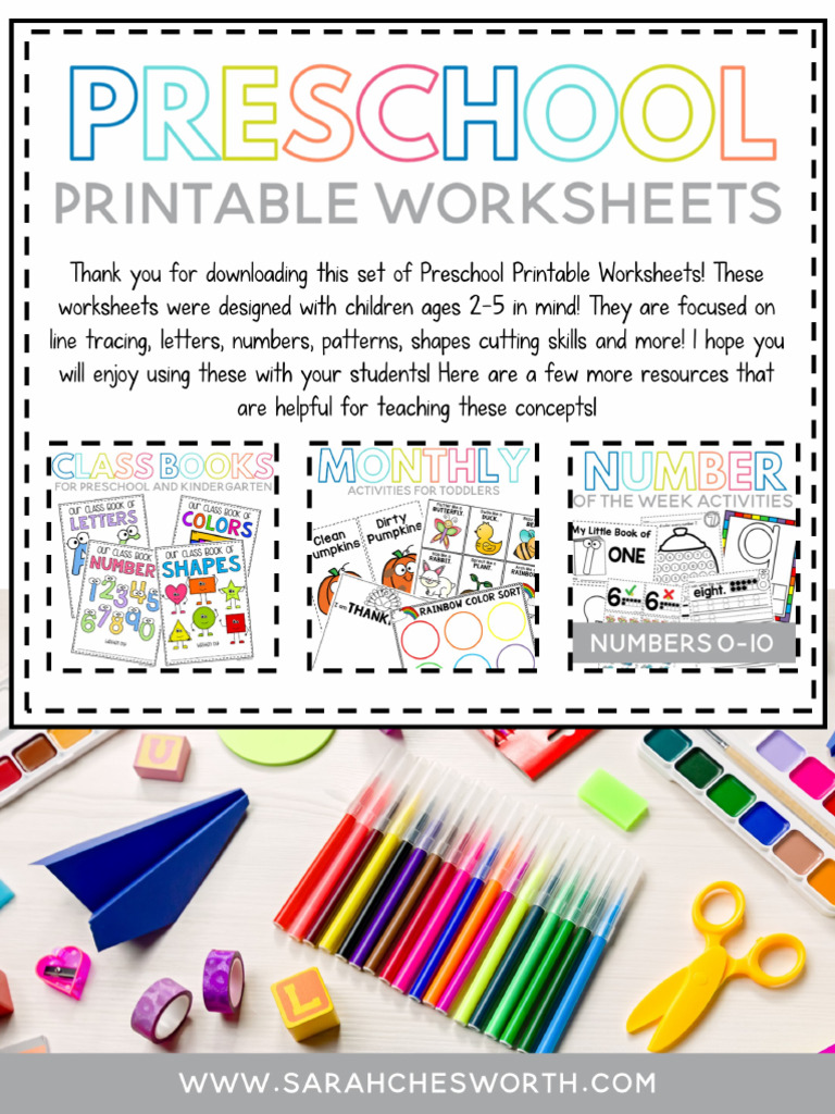 Preschool Printable Worksheets PDF | PDF