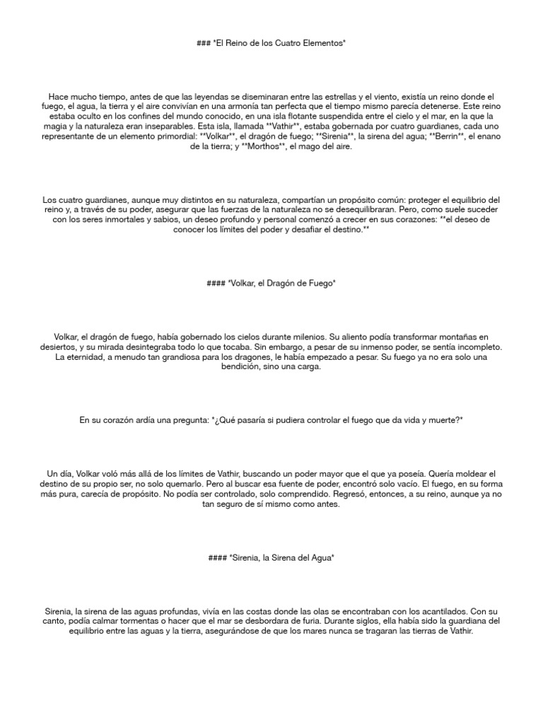 El Reino de Los 4 Elementos | PDF | Incendios | Continuar