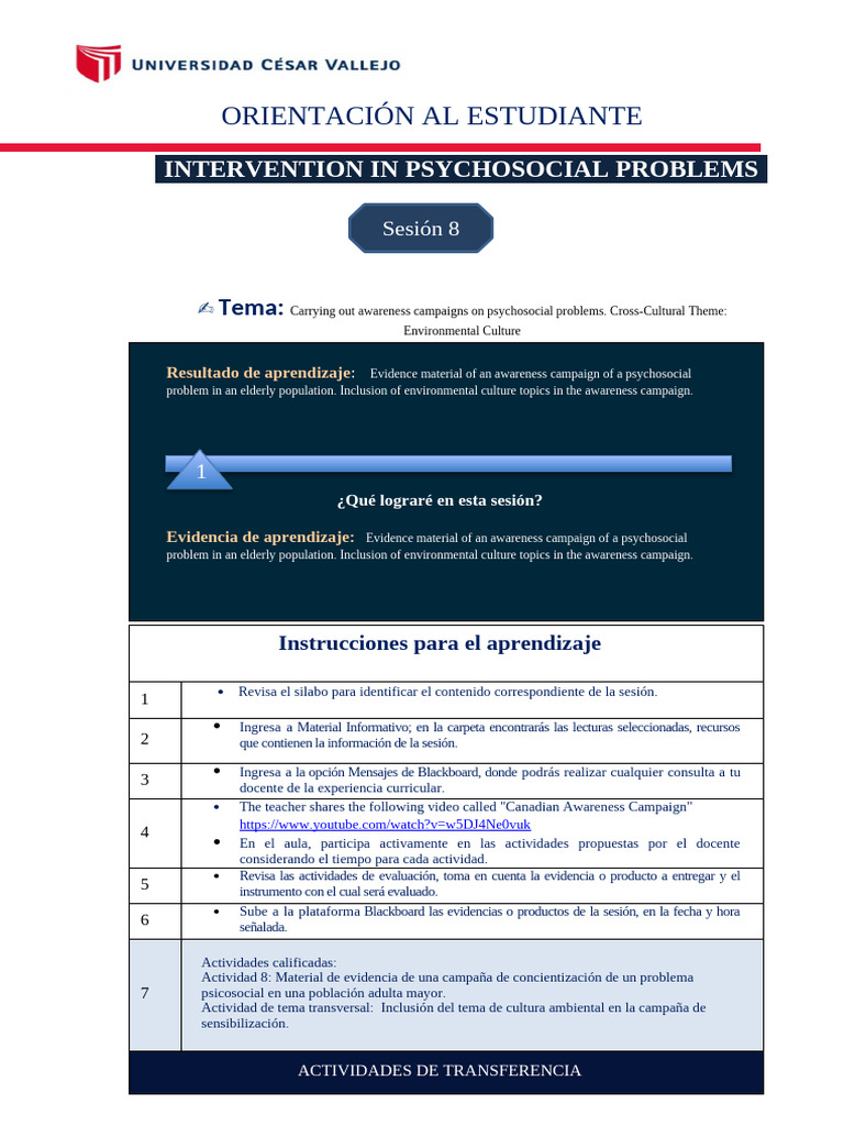 Orientación Al Estudiante 8 | PDF | Crecimiento personal y profesional ...