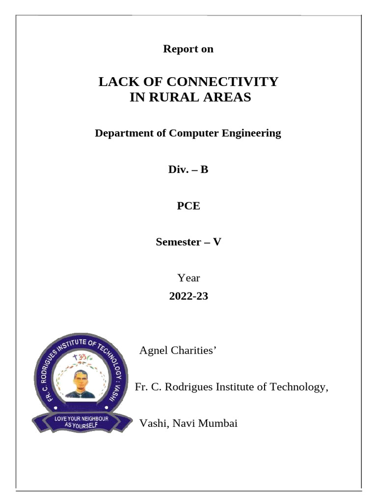 Bridging Rural Connectivity Gaps in India | PDF | Internet Access ...