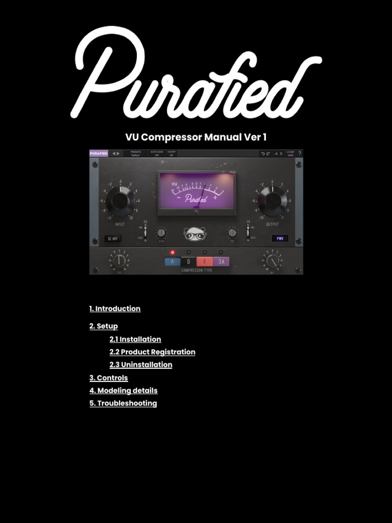VU Compressor Manual Ver 1 | PDF | Computer File | Computing
