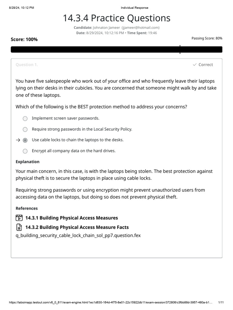 Best Practices for Laptop Security | PDF | Access Control | Laptop