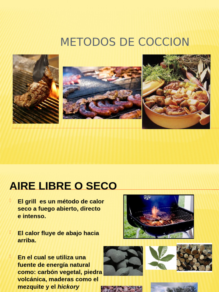 METODOS DE COCCION Tema5 | PDF | Estofado | Cocinando