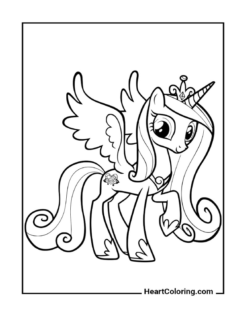 7293 11 Princess Cadance My Little Pony Coloring Pages | PDF