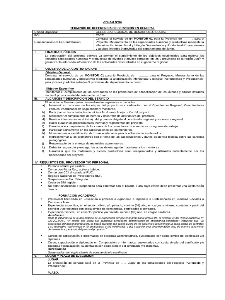 TDR Monitor | PDF | Gobierno