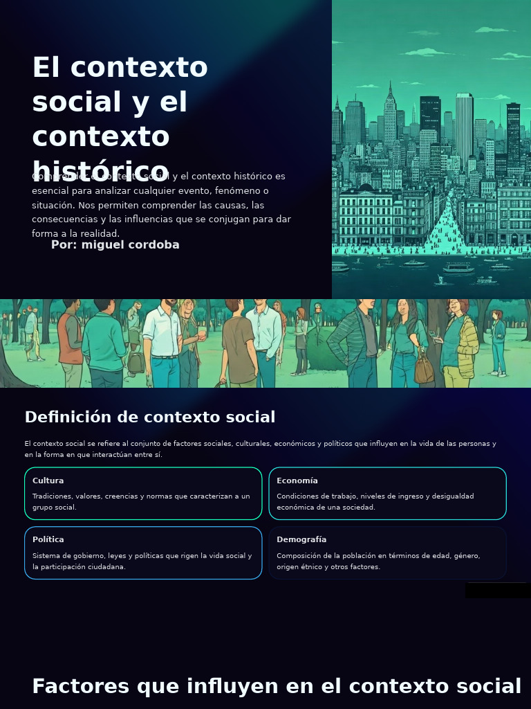 El Contexto Social y El Contexto Historico | PDF | Sociedad ...