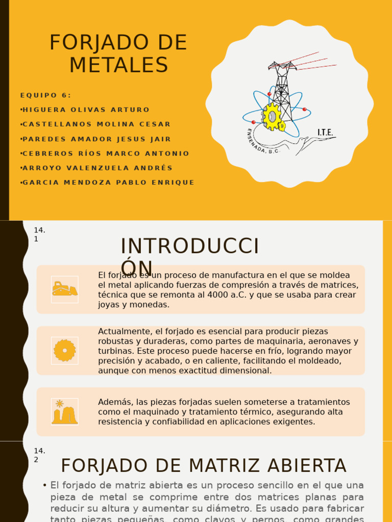Forjado de Metales | PDF | Forjar | Aleación