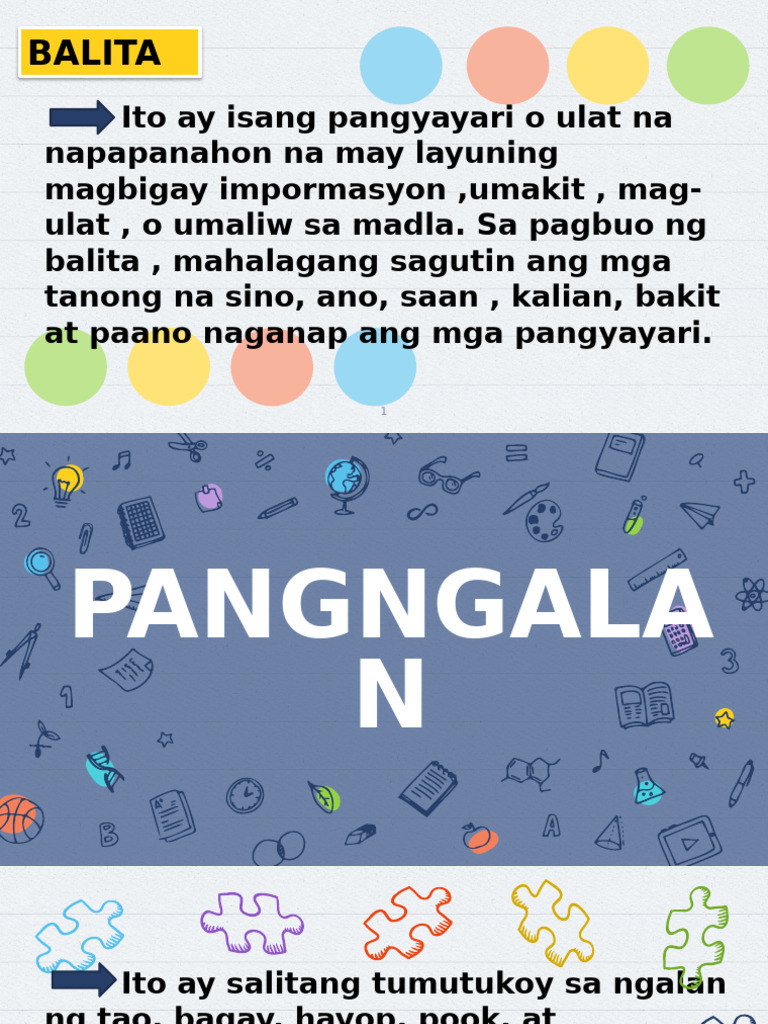 Lesson 1 Filipino | PDF