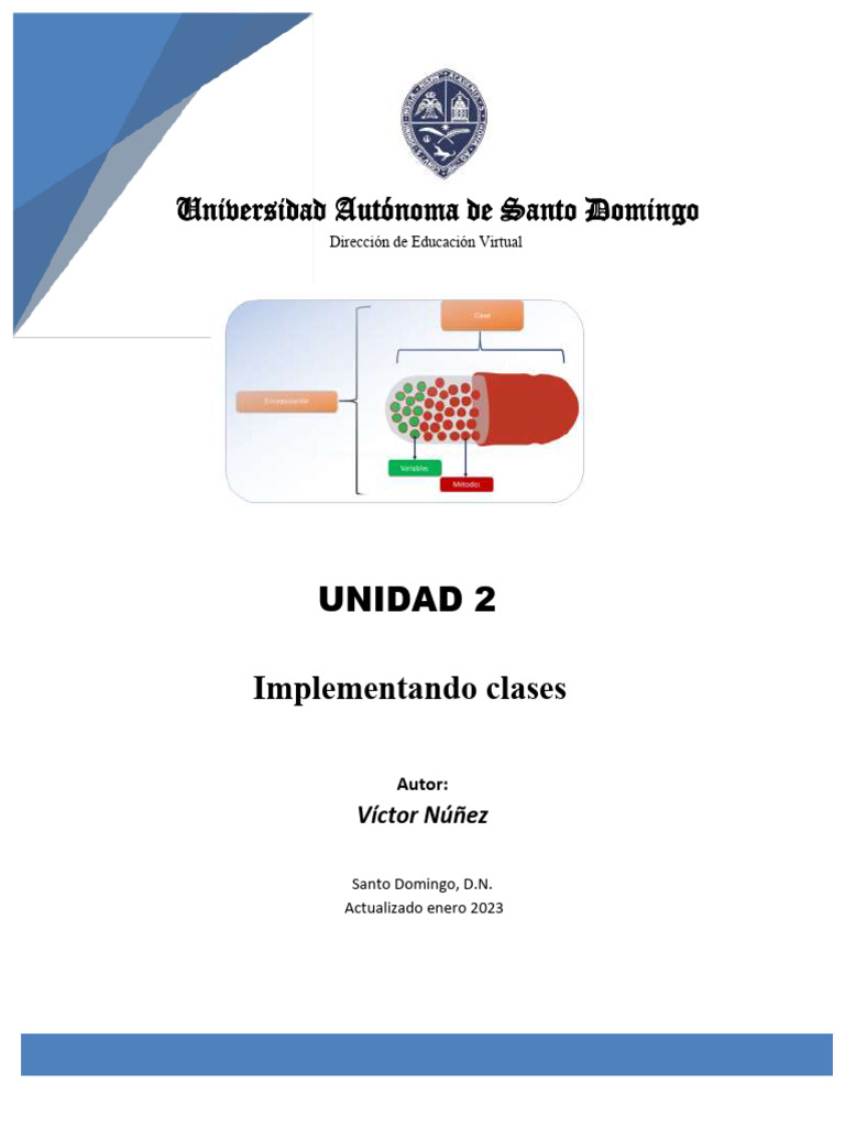Implementación de Clases en C# | PDF | Objeto (informática) | C Sharp ...